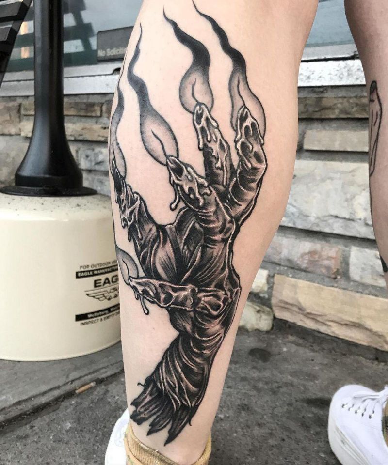 30 Unique Hand of Glory Tattoos to Inspire You