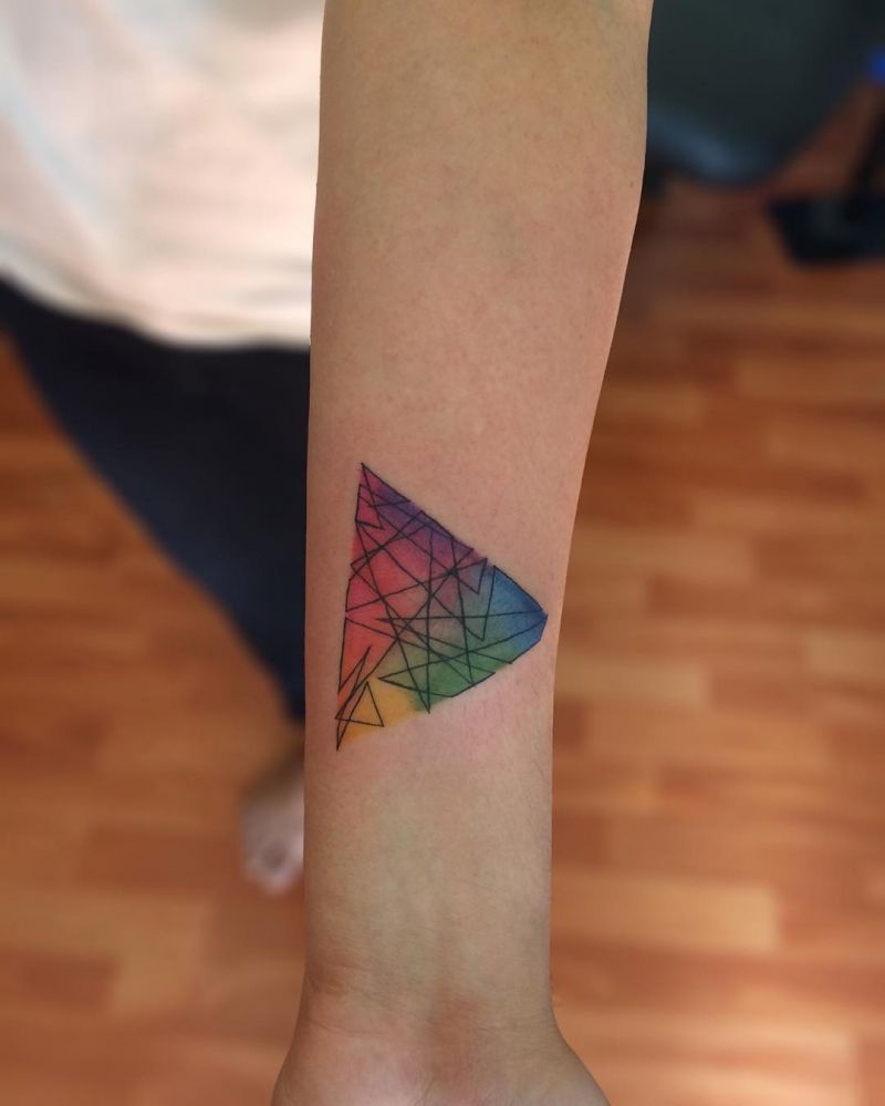 30 Elegant Prism Tattoos You Must Try