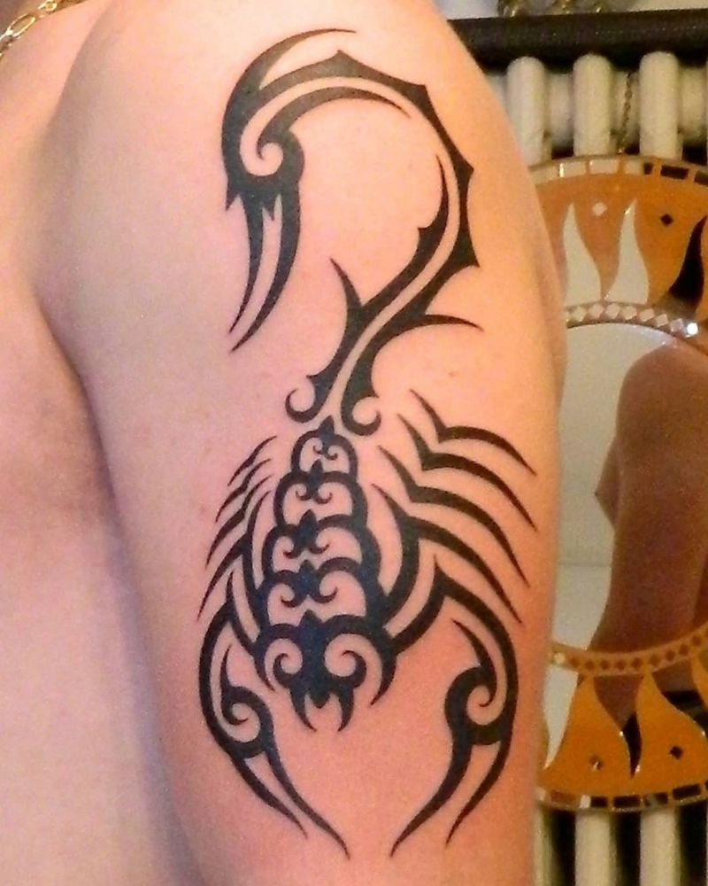 30 Cool Tribal Scorpion Tattoos You Must See