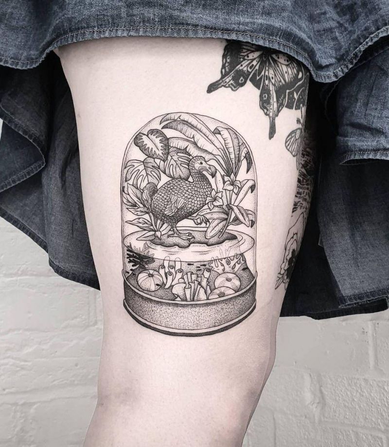 30 Unique Bell Jar Tattoos You Must Try