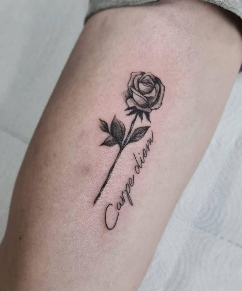 30 Unique Carpe Diem Tattoos You Must Love