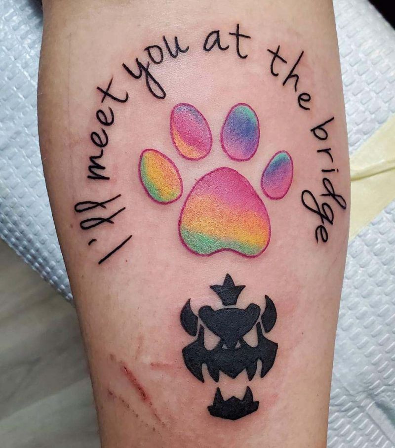 30 Unique Paw Print Tattoos You Must Try