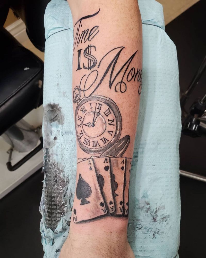 10+ Unique Time Is Money Tattoos You Can Copy