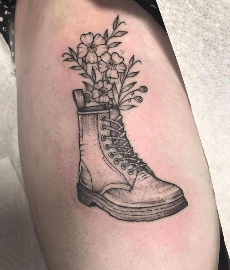 30 Unique Boot Tattoos You Will Love