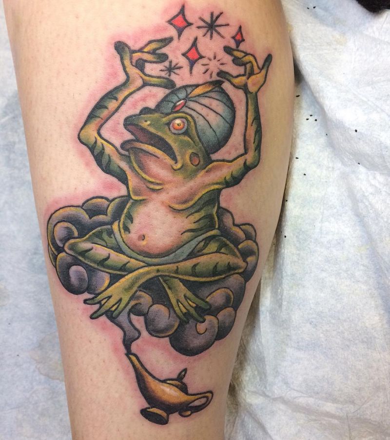 30 Unique Bullfrog Tattoos You Must Try