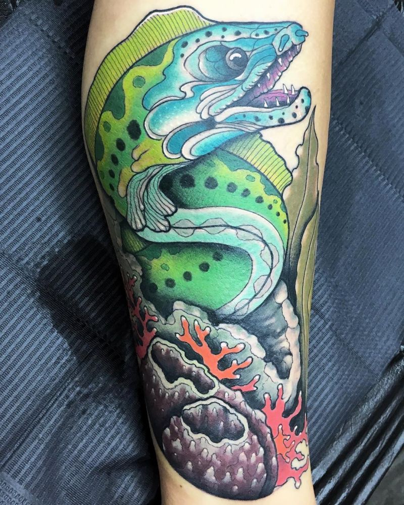 30 Pretty Moray Eel Tattoos You Can Copy