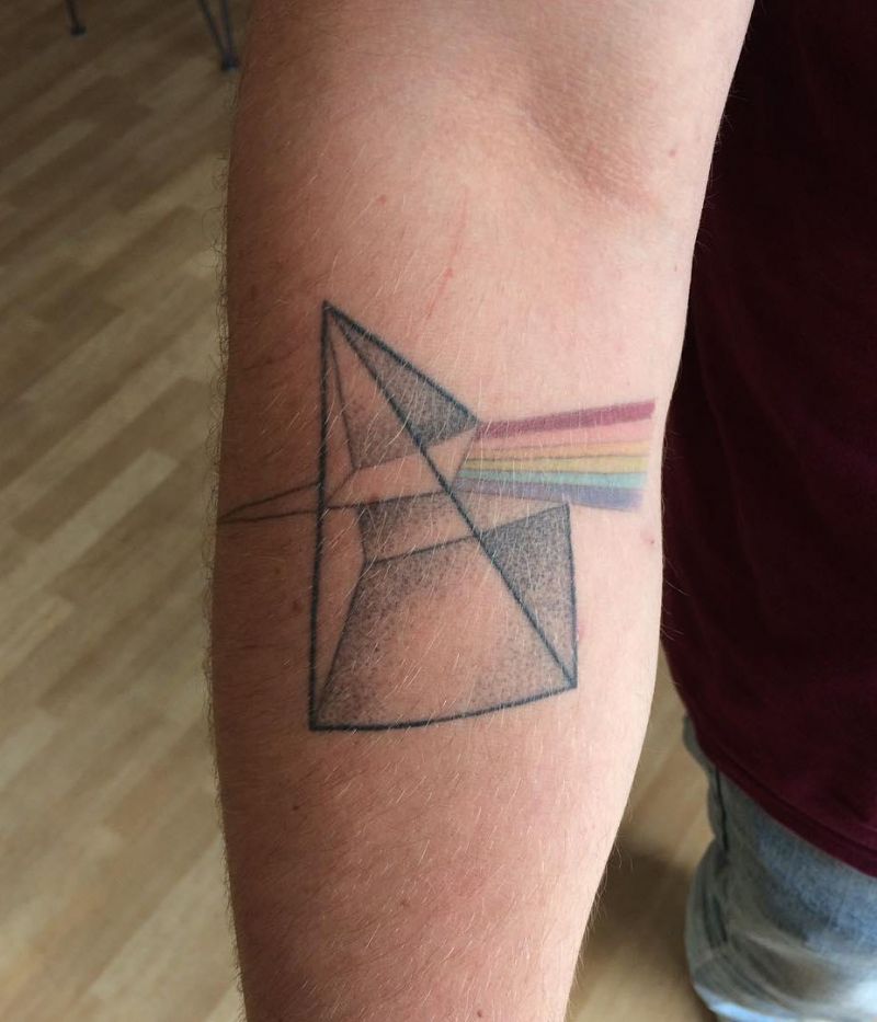 30 Elegant Prism Tattoos You Must Try