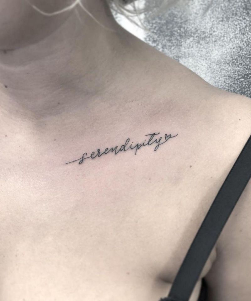 30 Pretty Serendipity Tattoos to Inspire You