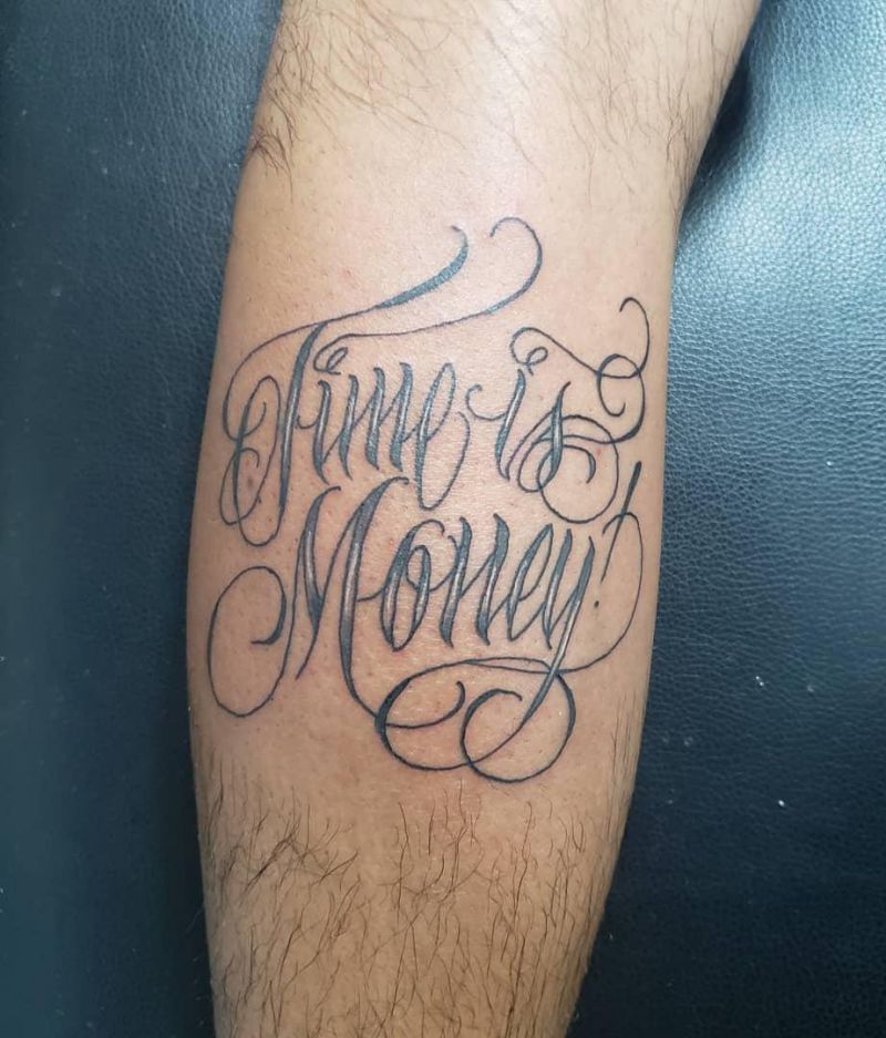 10+ Unique Time Is Money Tattoos You Can Copy