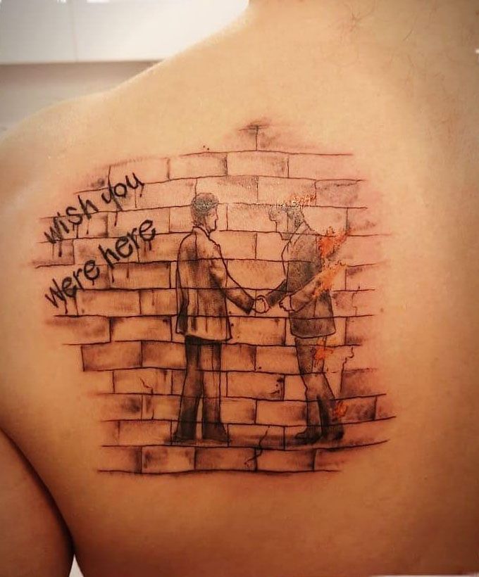 30 Excellent Wish You Were Here Tattoos to Inspire You