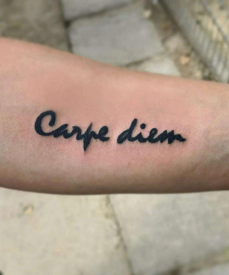 30 Unique Carpe Diem Tattoos You Must Love