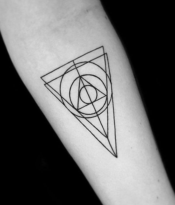 30 Unique Deathly Hallows Tattoos for Your Inspiration