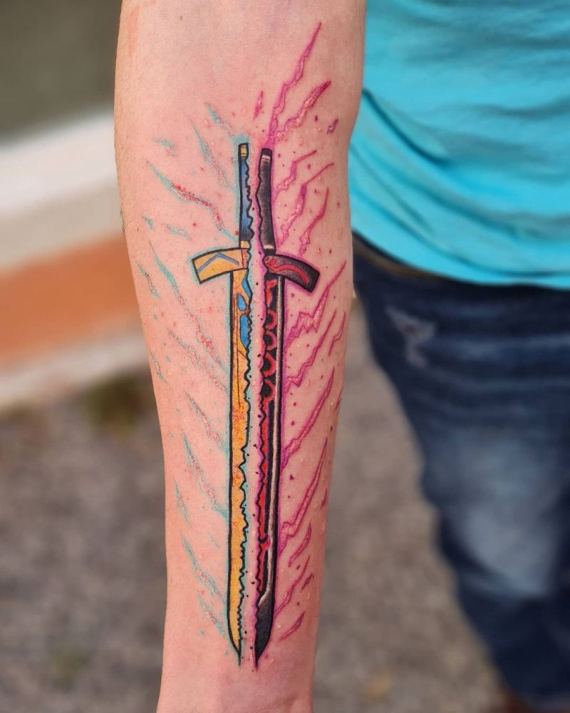 30 Pretty Excalibur Tattoos You Must Try