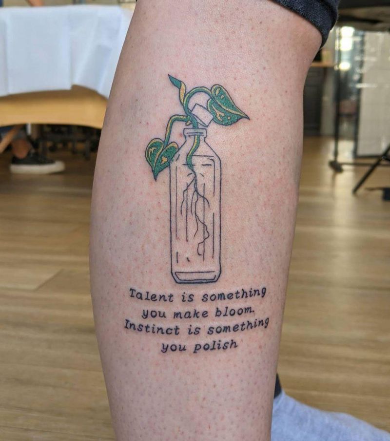 30 Unique Pothos Tattoos Make You Attractive