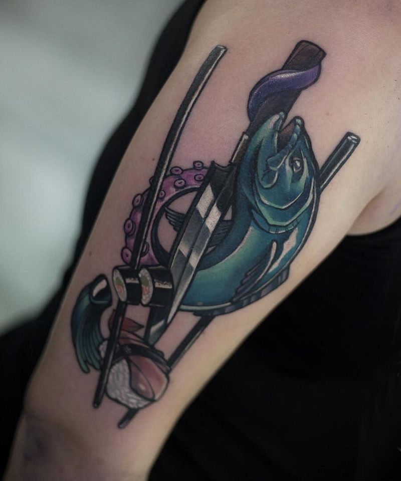 30 Unique Sushi Tattoos for Your Inspiration