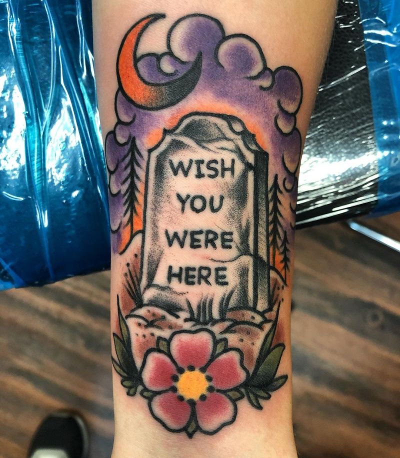 30 Excellent Wish You Were Here Tattoos to Inspire You