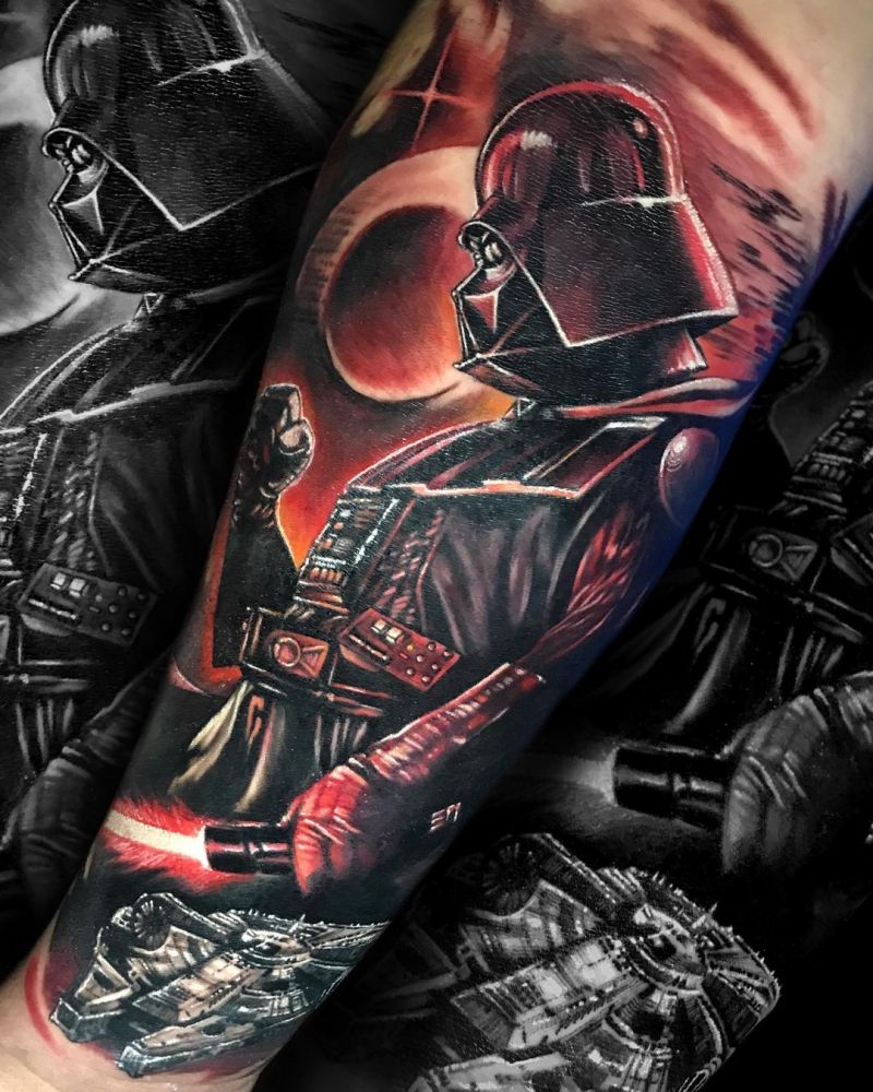 30 Unique Darth Vader Tattoos You Will Love