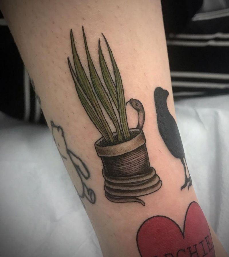 30 Unique Snake Plant Tattoos You Must Try