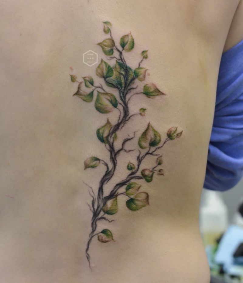 30 Perfect Aspen Leaf Tattoos Make You Attractive