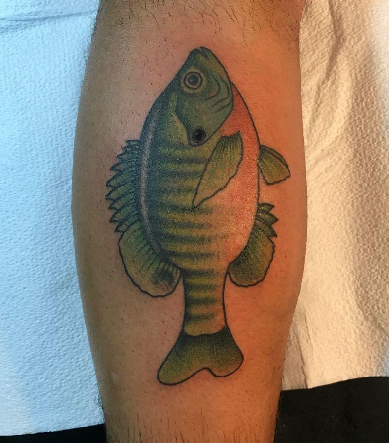 30 Pretty Bluegill Tattoos For Your Next Ink