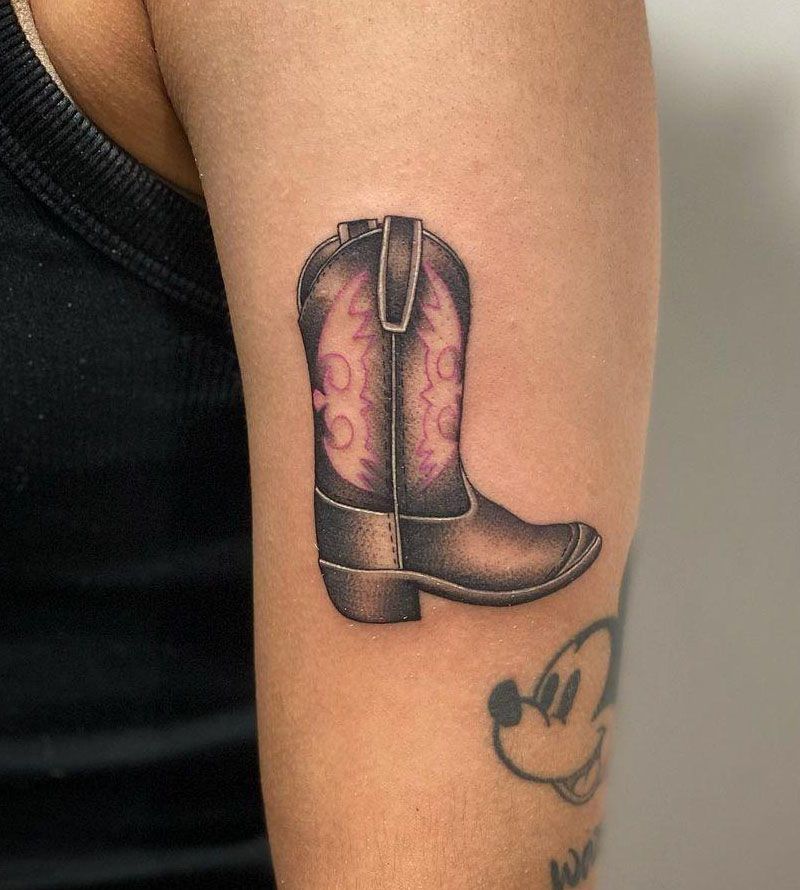 30 Unique Boot Tattoos You Will Love