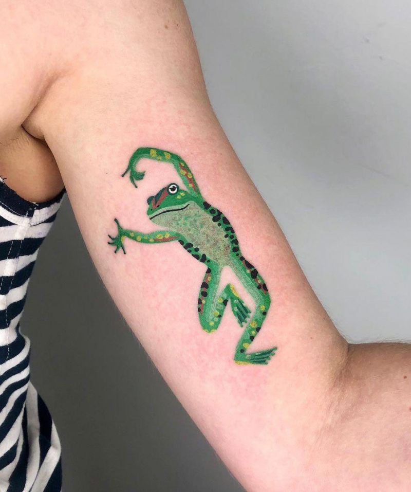 30 Unique Bullfrog Tattoos You Must Try