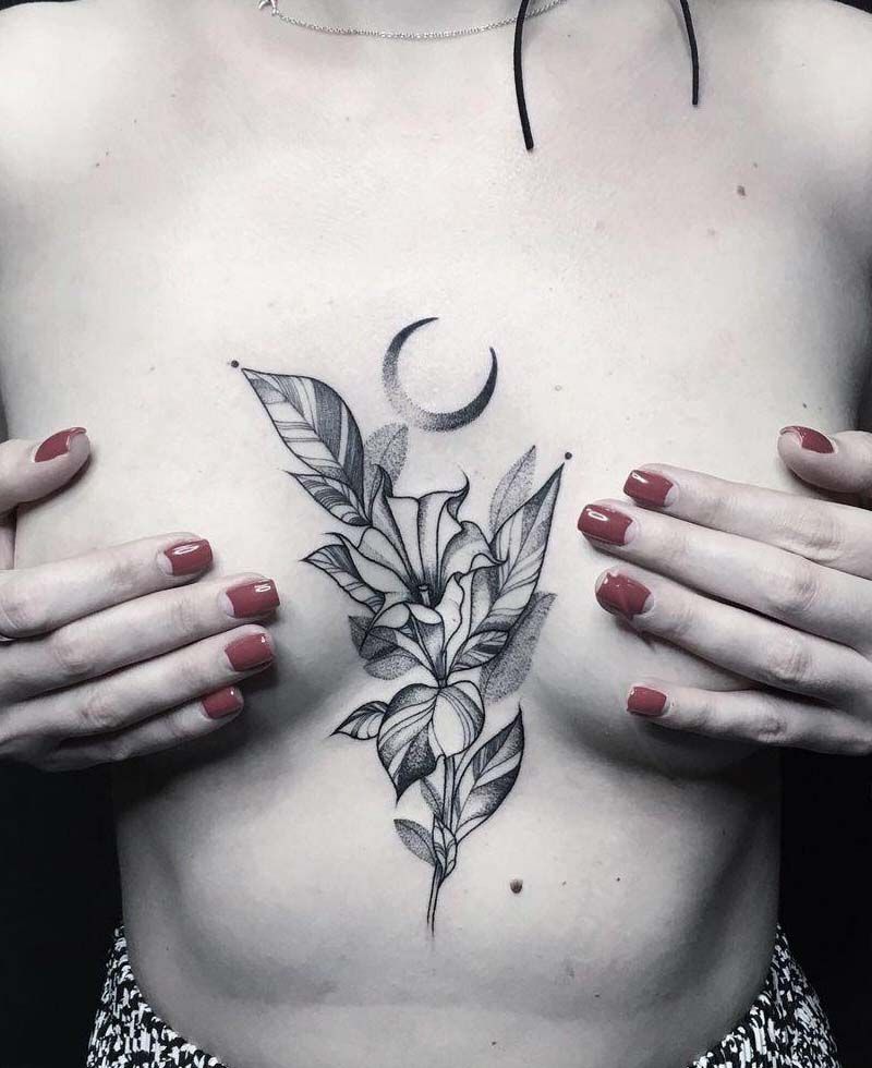 30 Unique Datura Tattoos to Inspire You