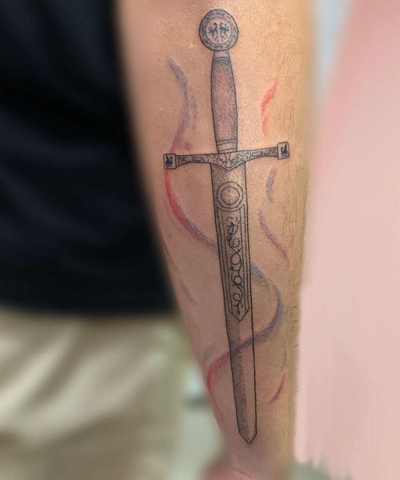 30 Pretty Excalibur Tattoos You Must Try