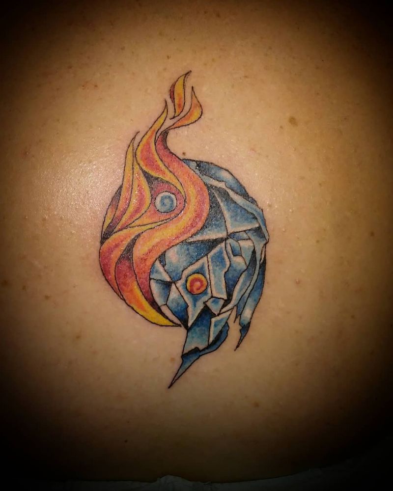 16 Unique Fire and Ice Tattoos for Your Inspiration.