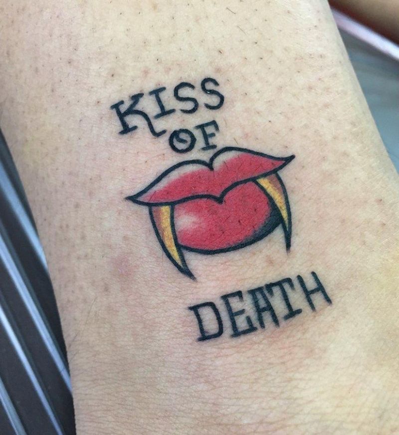 30 Unique Kiss of Death Tattoos You Must Try