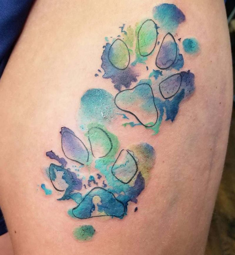 30 Unique Paw Print Tattoos You Must Try