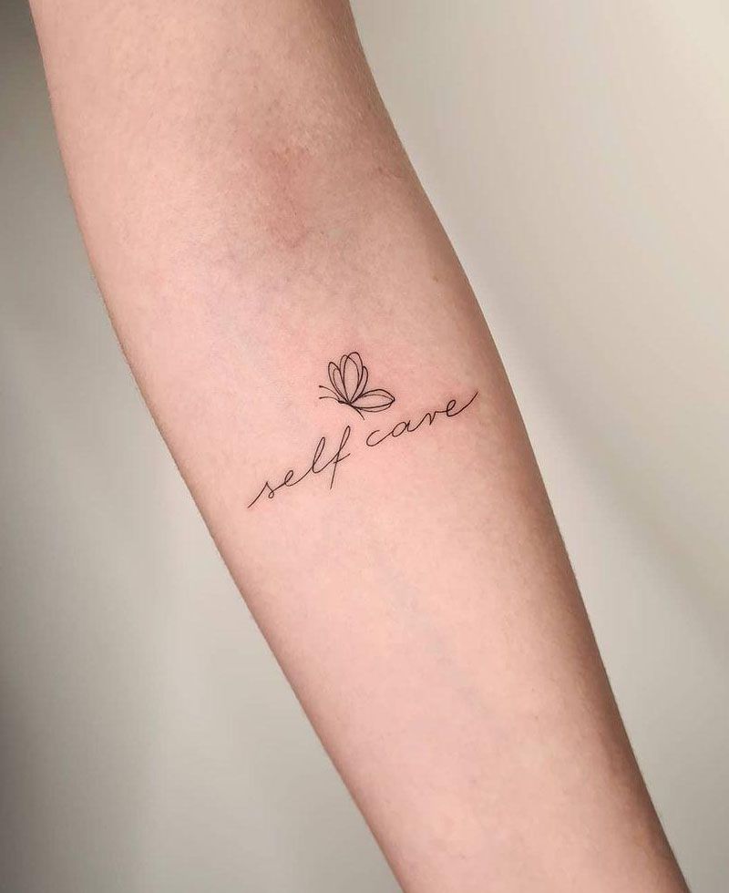 30 Unique Self Care Tattoos to Inspire You