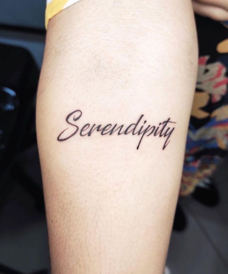 30 Pretty Serendipity Tattoos to Inspire You