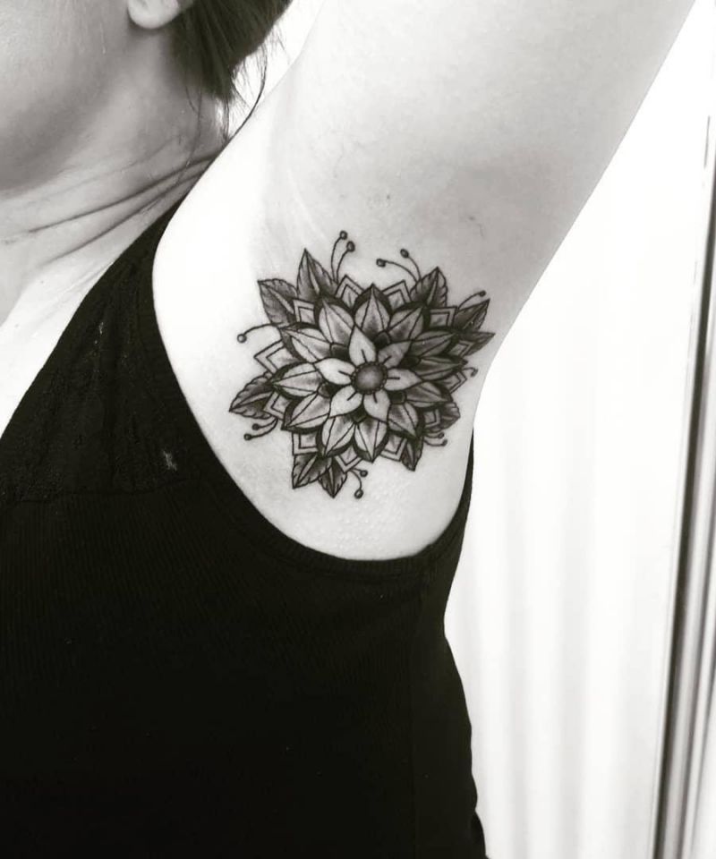 30 Pretty Armpit Tattoos for Your Inspiration