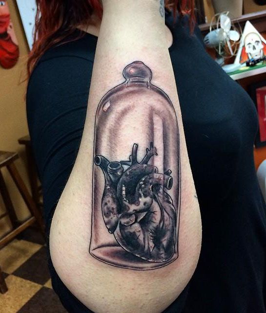 30 Unique Bell Jar Tattoos You Must Try