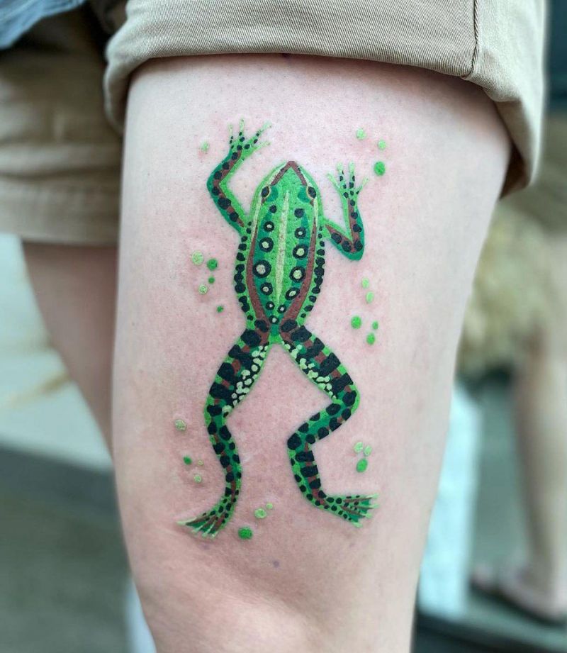 30 Unique Bullfrog Tattoos You Must Try