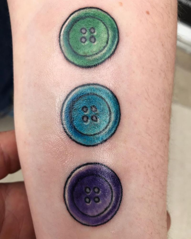 30 Unique Button Tattoos For Your Next Ink