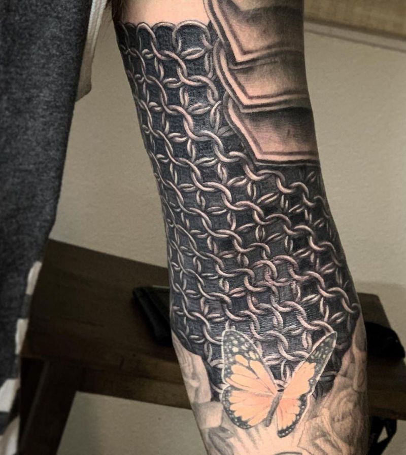 30 Gorgeous Chain Mail Tattoos You Must See