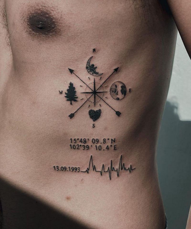 30 Unique Compass Tattoos You Must Try