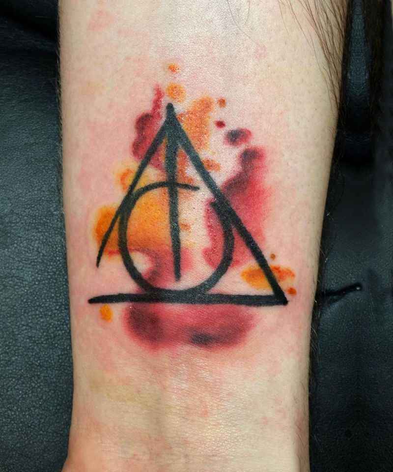 30 Unique Deathly Hallows Tattoos for Your Inspiration