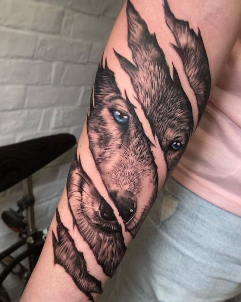 30 Gorgeous Lobo Tattoos You Must See