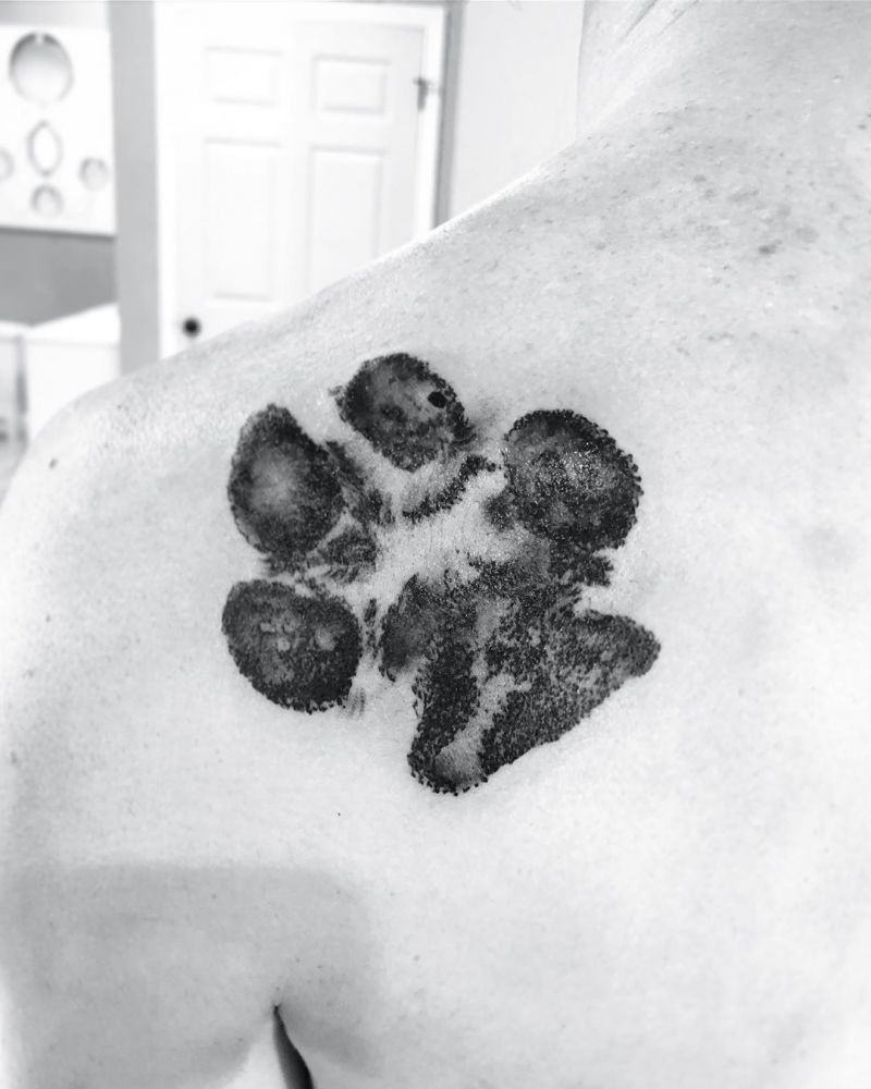 30 Unique Paw Print Tattoos You Must Try