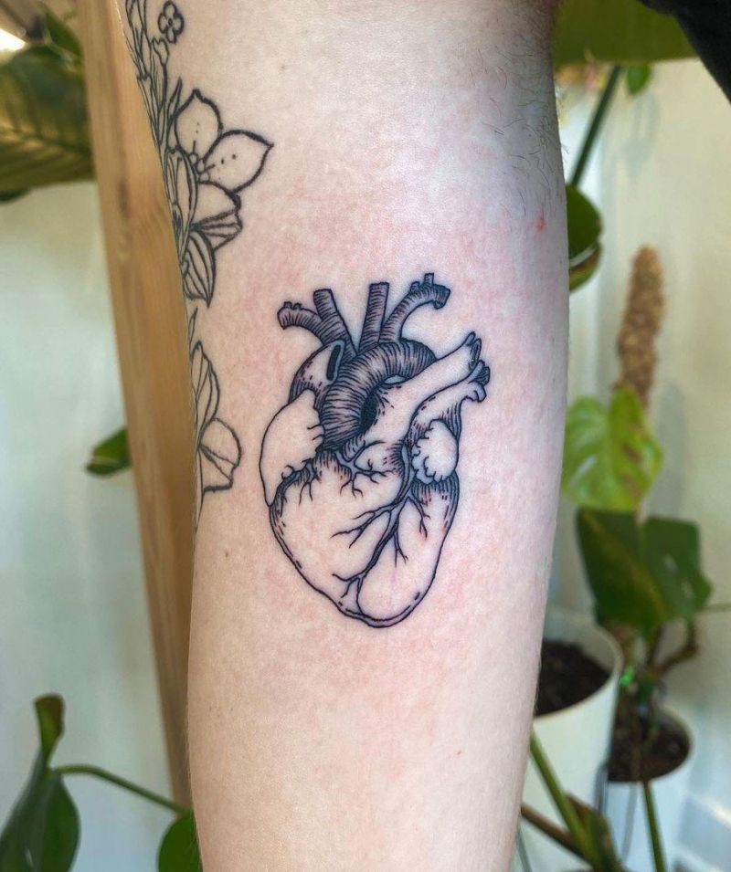 30 Unique Anatomical Heart Tattoos For Your Next Ink