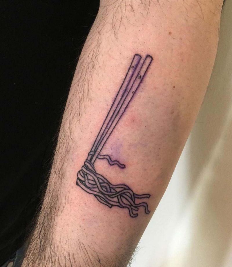 30 Unique Chopstick Tattoos You Must See