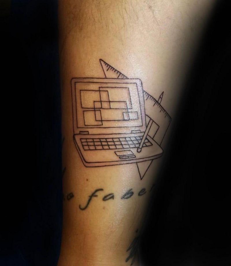 30 Unique Computer Tattoos You Must See