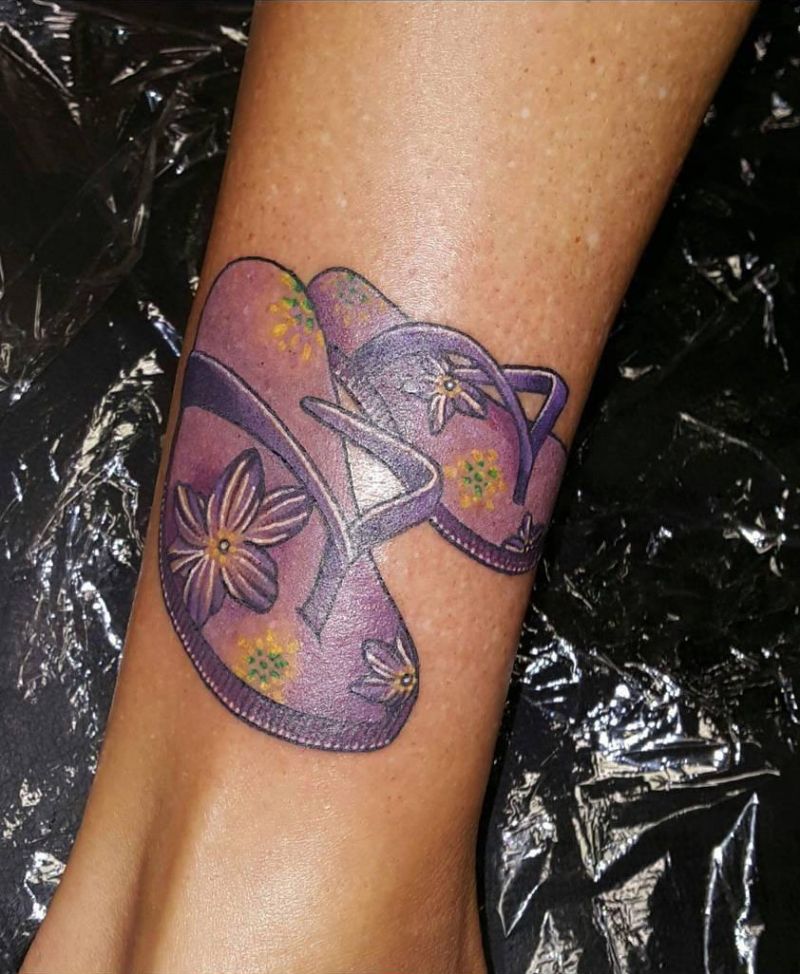 30 Unique Flip Flop Tattoos You Will Love