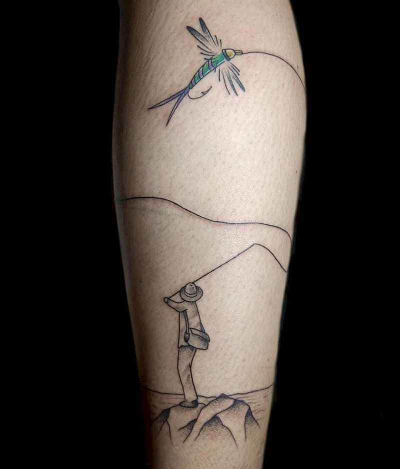 30 Unique Fly Fishing Tattoos You Can Copy