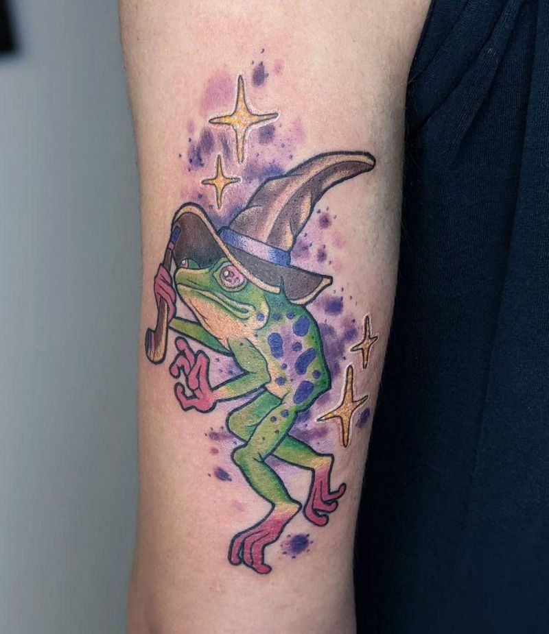 30 Unique Frog Wizard Tattoos for Your Inspiration