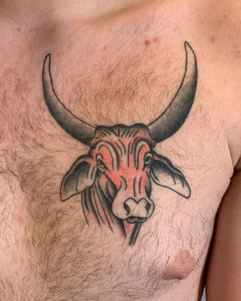 30 Cool Longhorn Tattoos You Must See