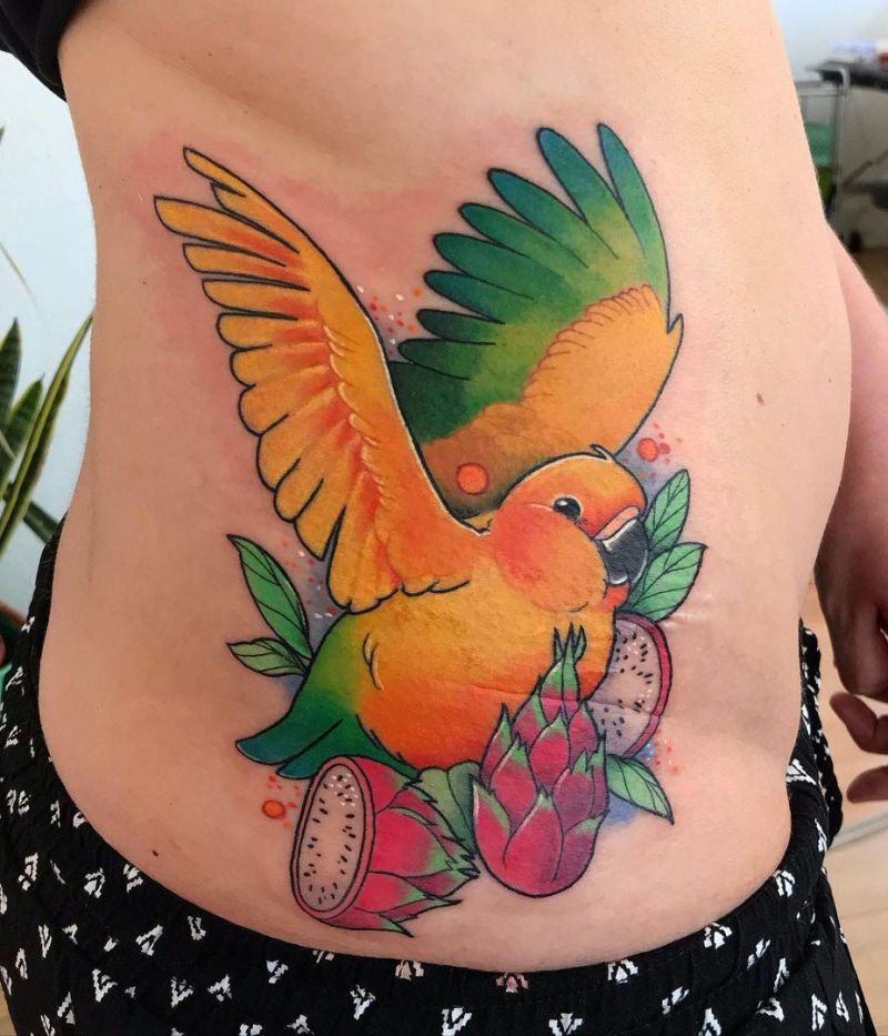 30 Pretty Lovebird Tattoos You Must Love